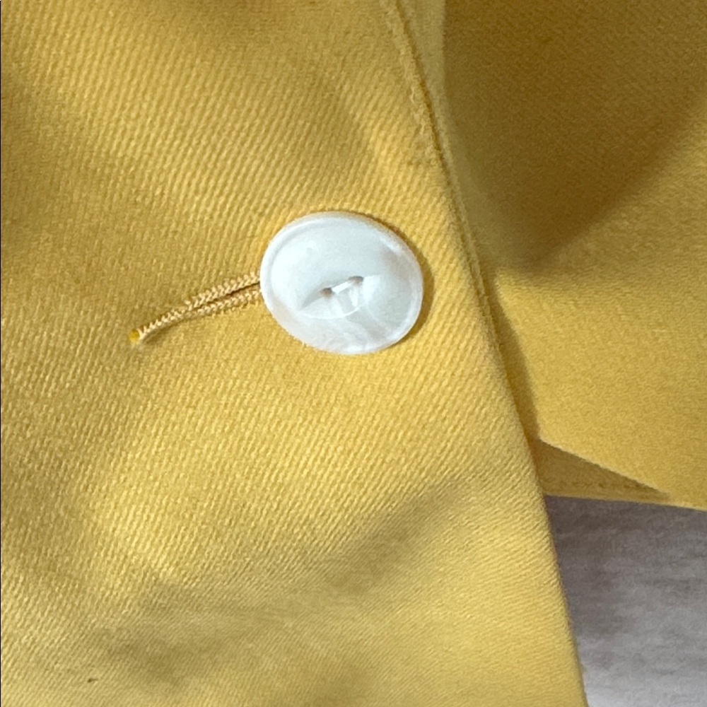RAG & BONE Bonnie Yellow Single-Button Blazer Size 4 - Picture 9 of 10